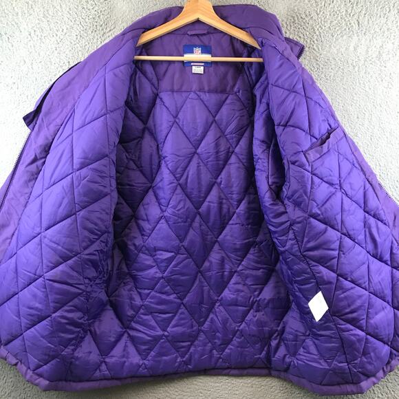 Vintage Minnesota Vikings Official NFL Full Zip Reebok Jacket Men’s Size L - Picture 3 of 12